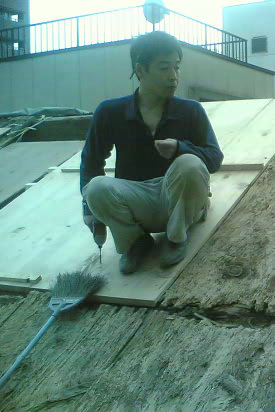 蔵の屋根修理