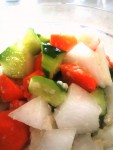 塩麹で美味しいレシピ（２）彩り野菜の塩麹漬