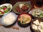 掛川食堂牛肉と根菜