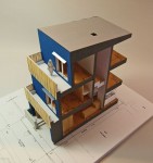 バリアフリー住宅の模型が完成