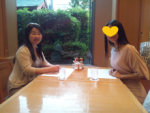リバレインにある、ホテルオークラ福岡のカフェに行きました