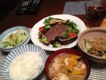 掛川食堂 カルビ肉菜園風？！