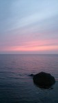 きれいな日本海の夕日です。明日はきっと晴れ？でしょう！(^-^)