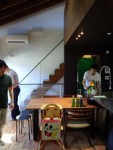 回遊性とコントラストの狭小住宅　浦安Ｈ邸の取材撮影