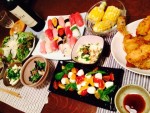 掛川食堂 デパ地下寿司とのコラボ！ワイン飲み！