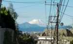 雪化粧の富士山が良く見れる季節に入りました
