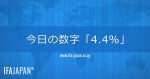 “今日の数字”「4.4％」