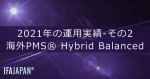 「2021年の運用実績-その2 　“海外PMS®　 Hybrid Balanced”」