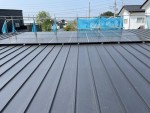 太陽光パネルが乗りました。