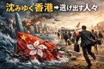 沈みゆく香港⇒逃げ出す人々