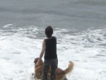 犬は海が大好き！　　１６