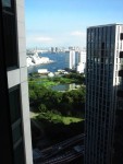 コンラッド東京から見える東京湾