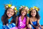 クック諸島子供たちの笑顔