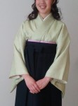 正統派の着付け   卒業式の袴