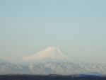 富士山と西武ドーム（２月）