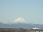 富士山と西武ドーム（３月）