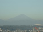 富士山と西武ドーム（８月）