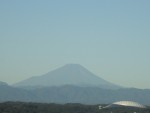 富士山と西武ドーム（９月）