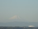 富士山と西武ドーム（１１月）